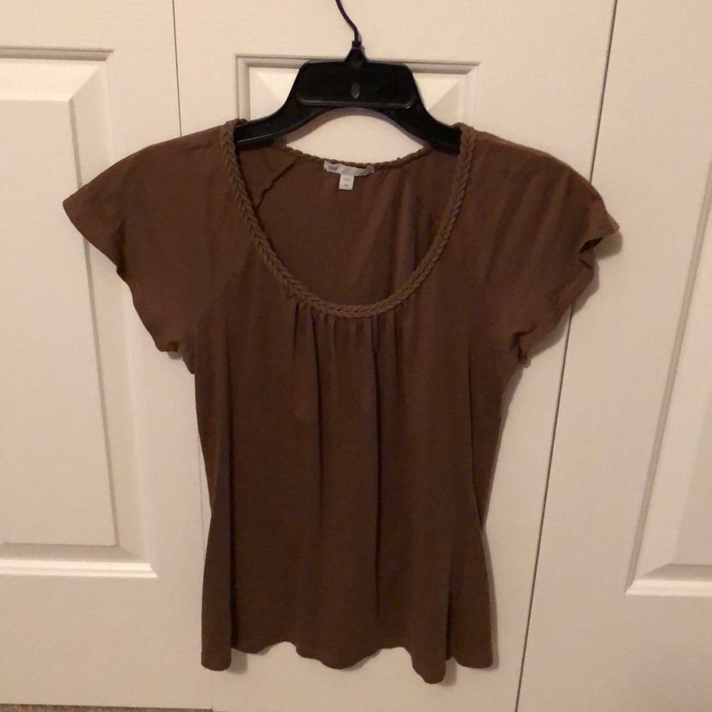 COPY - Gap Pima Cotton Brown Tee SZ S